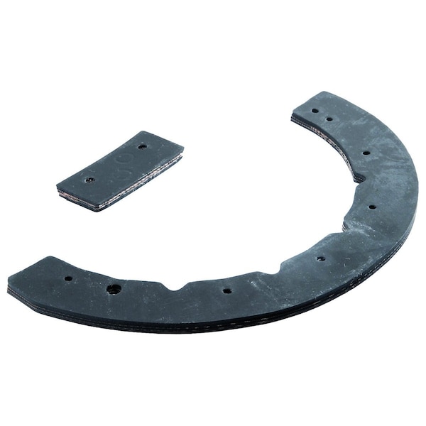 Set, Rubber Paddle (6 pieces) 11.5" x6" x2"